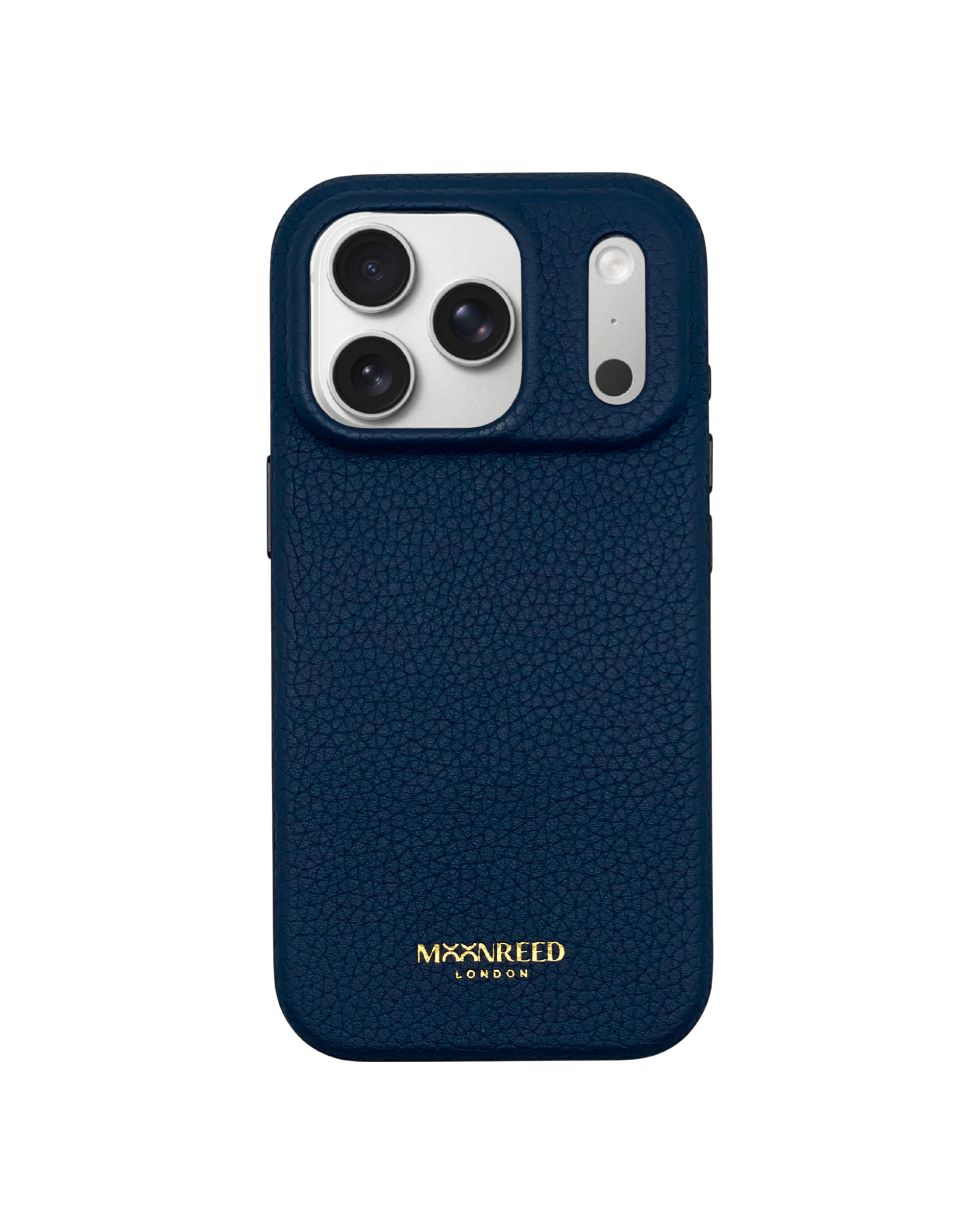 iPhone 17 Pro - Personalised Leather Case with Gold Monogram iPhone 17 Pro - Personalised Leather Case with Gold Monogram