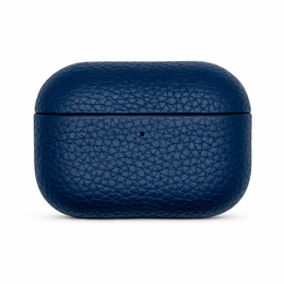 AirPods Pro 3 – The Classic Personalised Leather Case — Lunar Navy