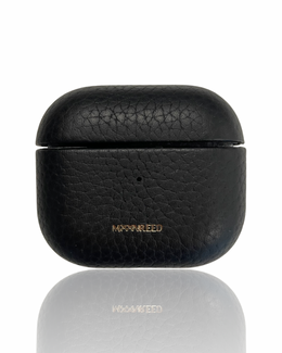 AirPods 3 - The Classic Personalised Leather Case — Midnight Black