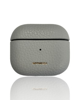 AirPods 3 - The Classic Personalised Leather Case — Mountain Grey